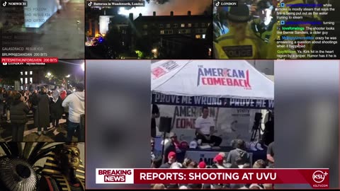 Charlie Kirk shot during a Prove Me Wrong event at Utah Valley University