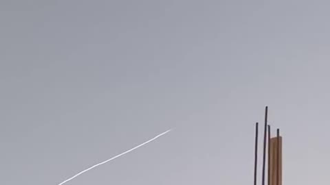 A Lone Ballistic Missile Flies Over Israel After Ceasefire — Just Searching for Purpose 😂