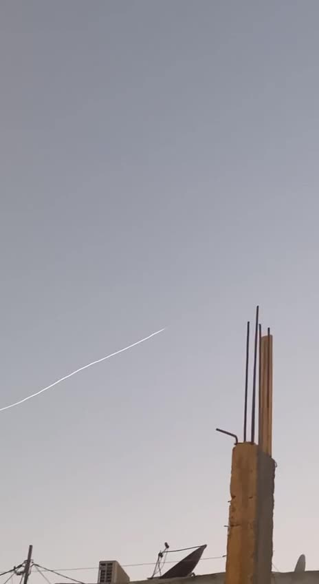 A Lone Ballistic Missile Flies Over Israel After Ceasefire — Just Searching for Purpose 😂