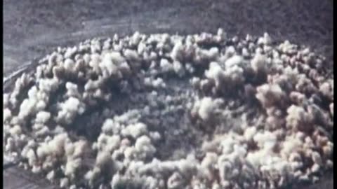 Nuclear Bomb Subsidence Crater Formation