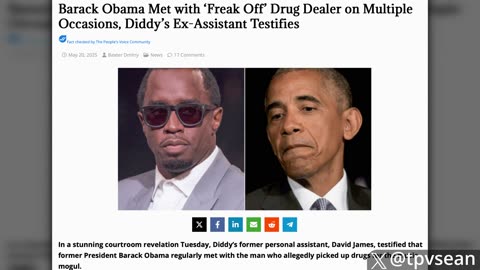 Diddy's Cell-Block Mate Blows Whistle: "Trial Was Rigged to Protect DC Pedophile Ring"