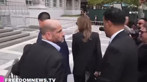 La procureure fédérale du New Jersey, Alina Habba, est présente au tribunal de Newark