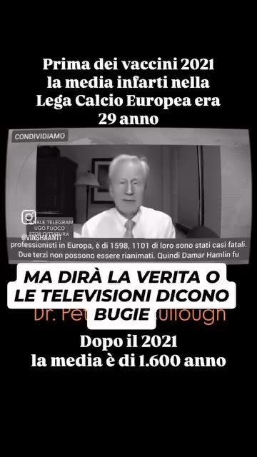 PRIMA DEL 2021 LA MEDIA INFARTI ERA 29 L'ANNO, DOPO IL 2021 È DIVENTATA 1600 L'ANNO