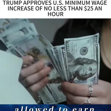 Trump approved U.S minimum Wage 🙄