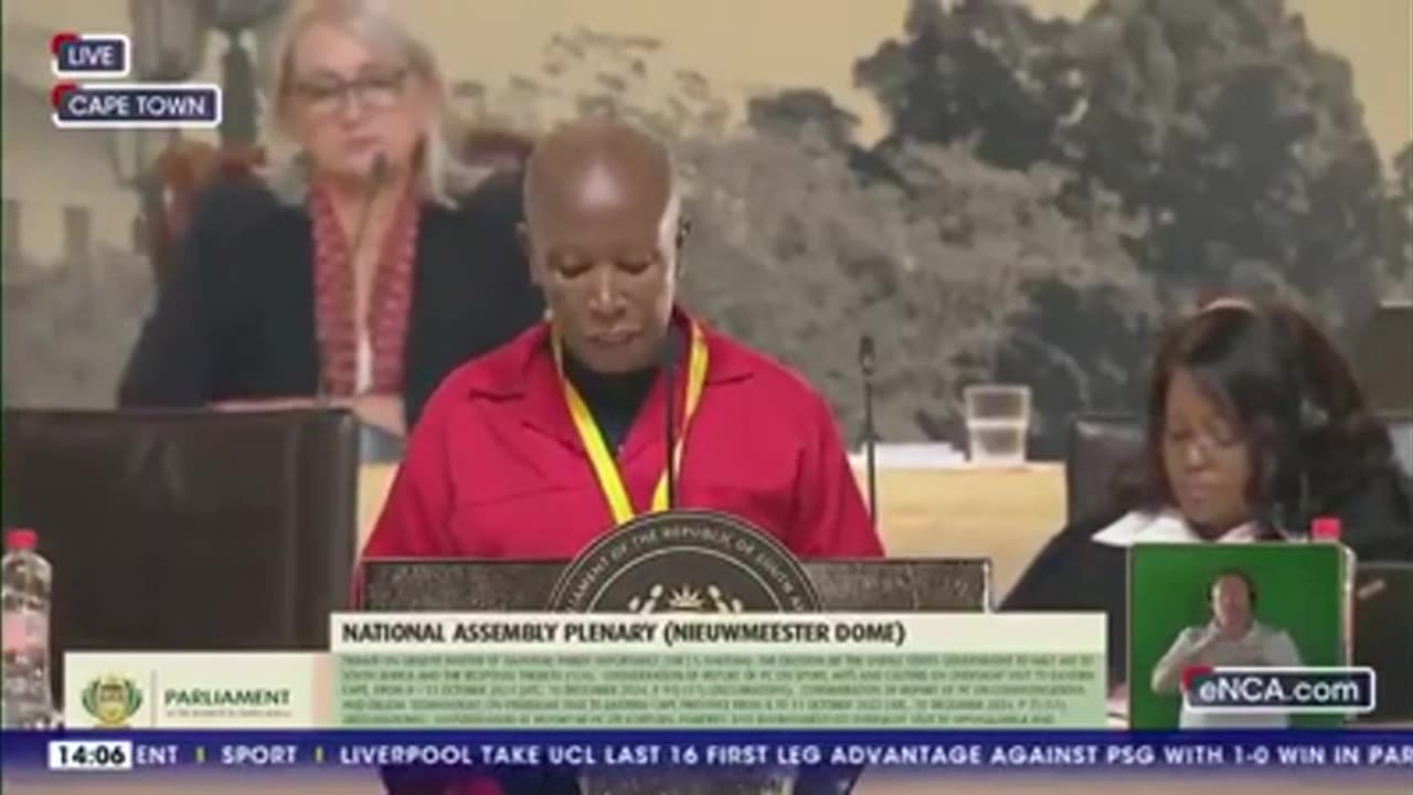 A message from the friendly folks of South Africa