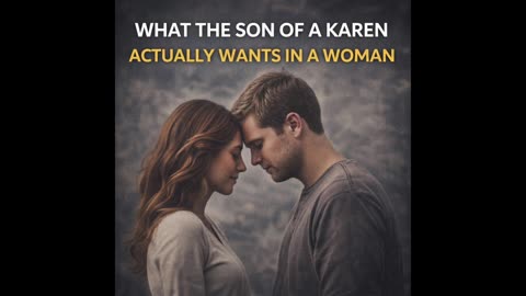 What the Son of a Karen Actually Wants in a Woman