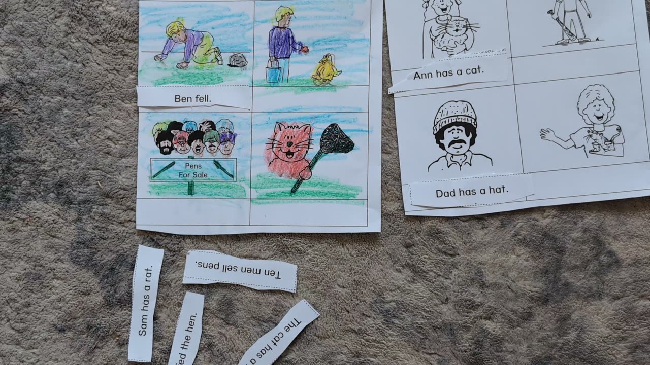My Father's World MFW 1ST Grade Reading Activity