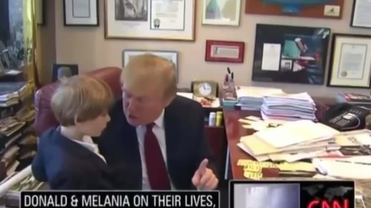 THROWBACK TRUMP 😘LITTLE BARON -No drugs ..No alcohol..No cigarettes.. No tattoos