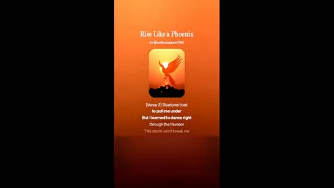 Rise Like A Phoenix V1 (ققنوس وار برخیز)