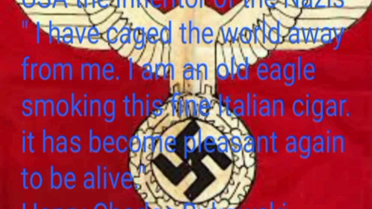 USA the inheritor of the Nazis