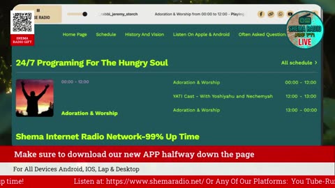 Shema Internet Radio Live Daily Stream