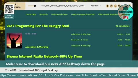 Shema Internet Radio Live Daily Stream
