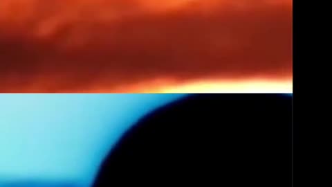 Negative Camera Filter Shows Clouds BEHIND The Sun