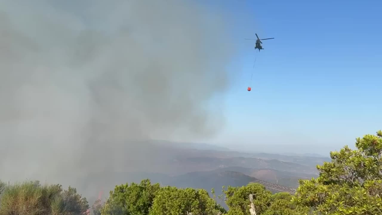 Zjarri në Drenovë, aksion për shuarjen e flakëve