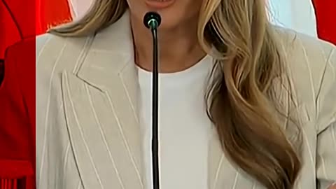Melania Trump makes rare public appearance at White House AI meeting.