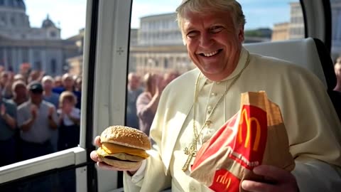 Donald Trump Rollin' Hard As The Pope At The Vatican