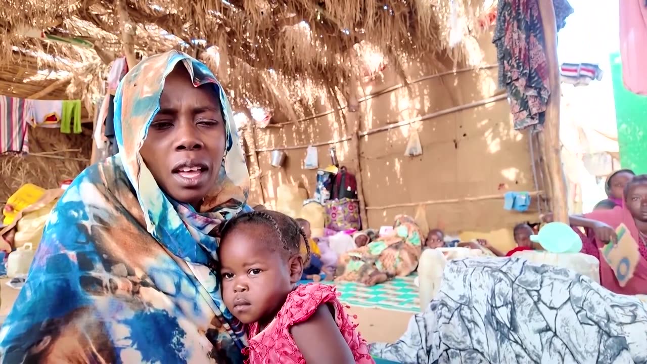 Sudanese man reunites with family after fleeing war-torn al-Fashir