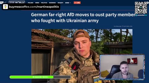 AfD throws out Ukrainian volunteer --- Martinez Politix