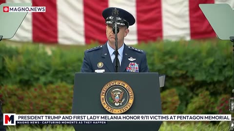 🇺🇸 President Donald Trump and First Lady Melania Honor 9/11 Victims at Pentagon Memorial [LIVE]
