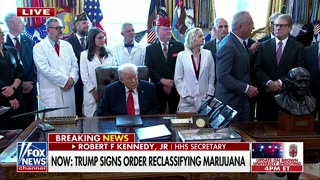 HHS Secretary RFK Jr. on the reclassification of Marijuana.