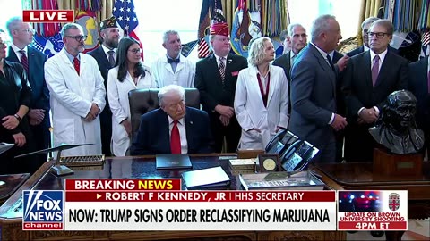 HHS Secretary RFK Jr. on the reclassification of Marijuana.