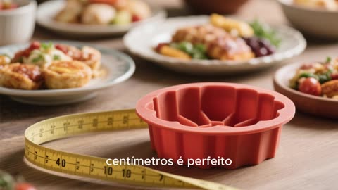 Forma silicone redonda 22cm – Antiaderente e práti