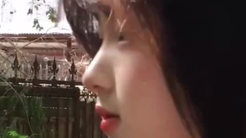 Cute girl TikTok video