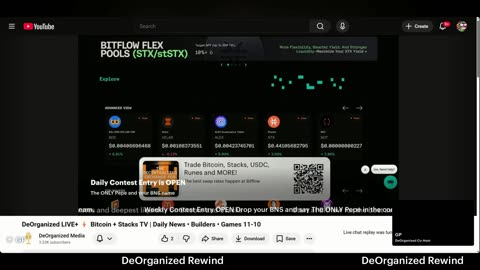 DeOrganized LIVE+ ⚡ Bitcoin + Stacks TV | Daily News • Builders • Games 11-10