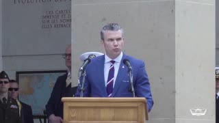 Pete Hegseth Commemorates D-Day in France - June 6, 2025