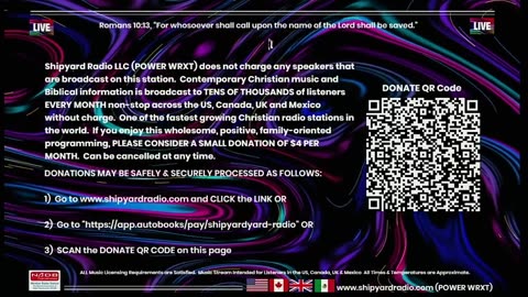 Contemporary Christian Music - Shipyard Radio LLC - POWER WRXT