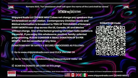 Contemporary Christian Music - Shipyard Radio LLC - POWER WRXT