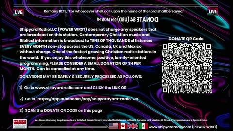 Contemporary Christian Music - Shipyard Radio LLC - POWER WRXT