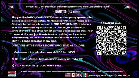 Contemporary Christian Music - Shipyard Radio LLC - POWER WRXT