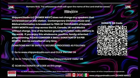 Contemporary Christian Music - Shipyard Radio LLC - POWER WRXT