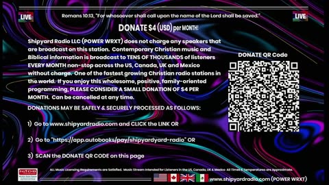 Contemporary Christian Music - Shipyard Radio LLC - POWER WRXT