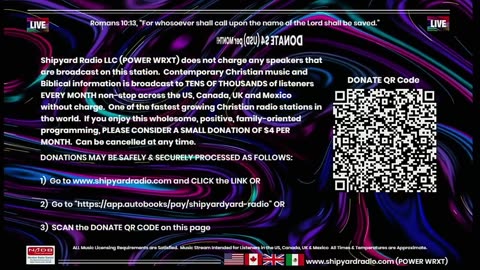 Contemporary Christian Music - Shipyard Radio LLC - POWER WRXT