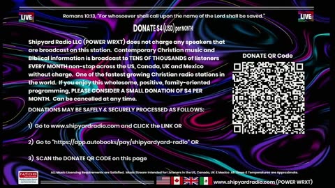 Contemporary Christian Music - Shipyard Radio LLC - POWER WRXT