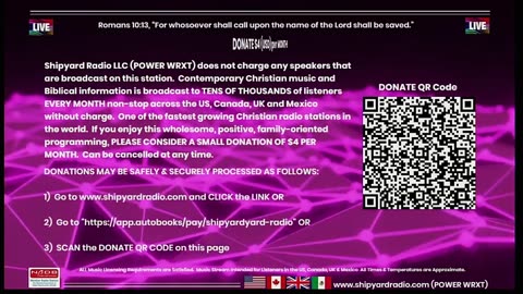 Contemporary Christian Music - Shipyard Radio LLC - POWER WRXT