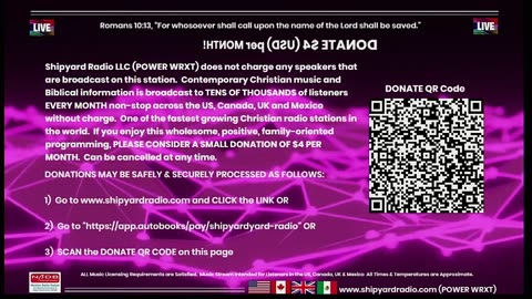 Contemporary Christian Music - Shipyard Radio LLC - POWER WRXT