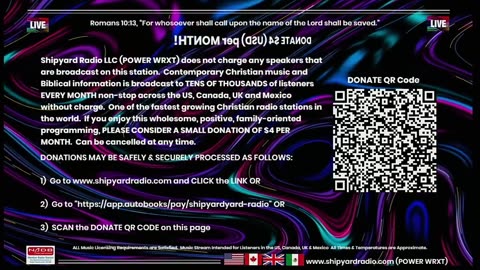 Contemporary Christian Music - Shipyard Radio LLC - POWER WRXT