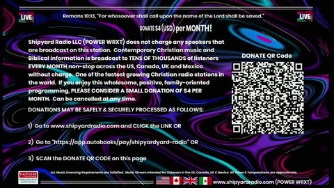 Contemporary Christian Music - Shipyard Radio LLC - POWER WRXT