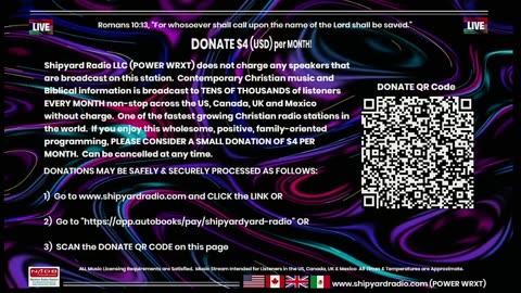 Contemporary Christian Music - Shipyard Radio LLC - POWER WRXT