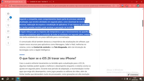 iOS 26 gera reclamações de usuários; veja como solucionar problemas