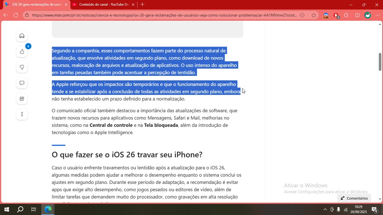 iOS 26 gera reclamações de usuários; veja como solucionar problemas