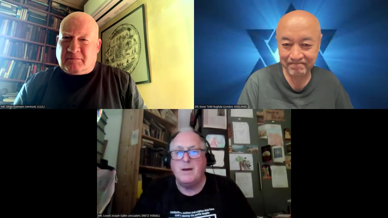 R&B Monthly Seminar: Jerusalem War Crimes Trials/R&B Uyghur-Israel Fellowship (Episode #38 -- Wednesday, July 30th, 2025). Co-ChairMEN: DR. Enver Tohti Bugdha (London, ENGLAND). MR. Ethan Guttman (Vermont, U.S.A.)