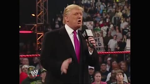 Mr. McMahon and Donald Trump's Battle of the Billionaires Contract Signing