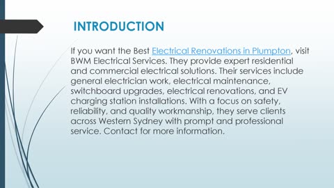 Best Electrical Renovations in Plumpton