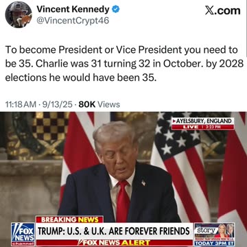 Was Charlie in line to be President?