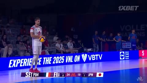 France 🇫🇷 vs. Japan 🇯🇵 - Highlights | Week 2 | Men's VNL 2025