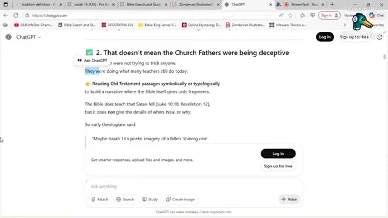 Traditions Do Not Trump Scripture - GMS - Greatmillstone